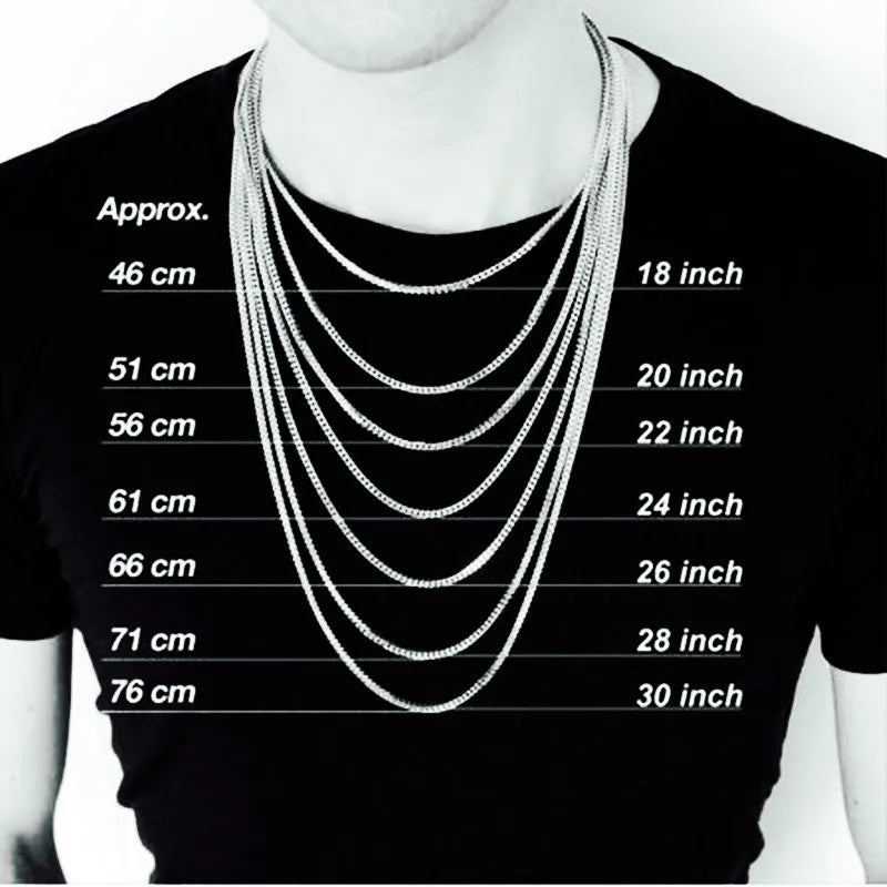 HNSP 3MM-8MM STAINLESS STEEL TWIST CHAIN NECKLACE FOR MEN WOMEN Punk Neck Jewelry Accessories Male Thick LONG CHAINS