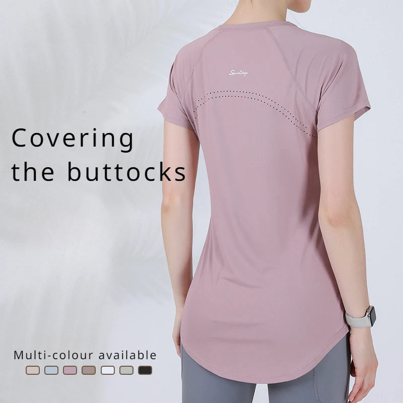 Permeability Slim Yoga Shirts