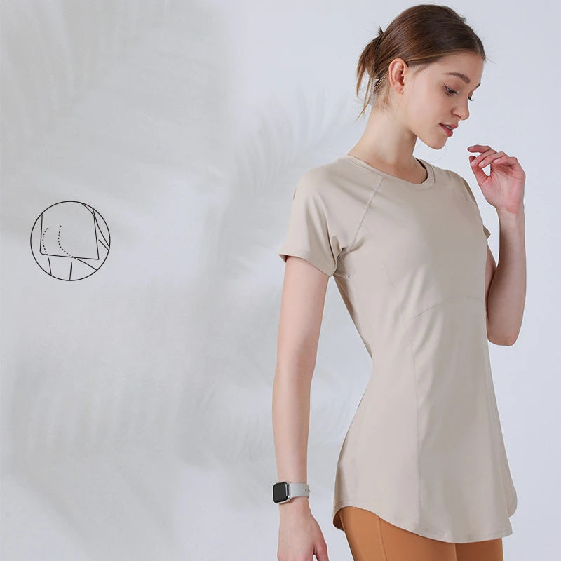 Permeability Slim Yoga Shirts