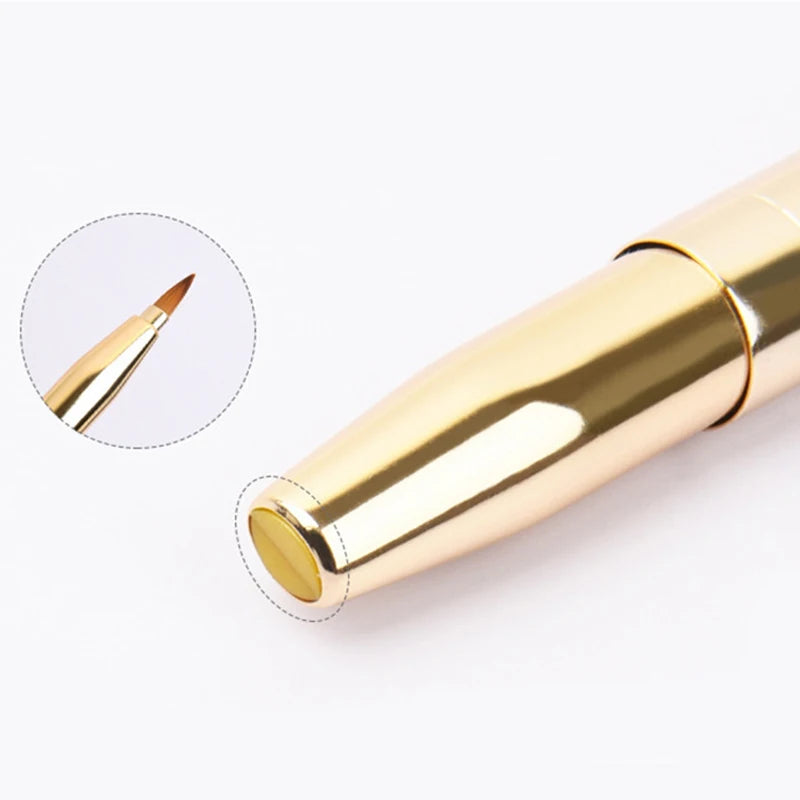 Retractable Lip Makeup Brush