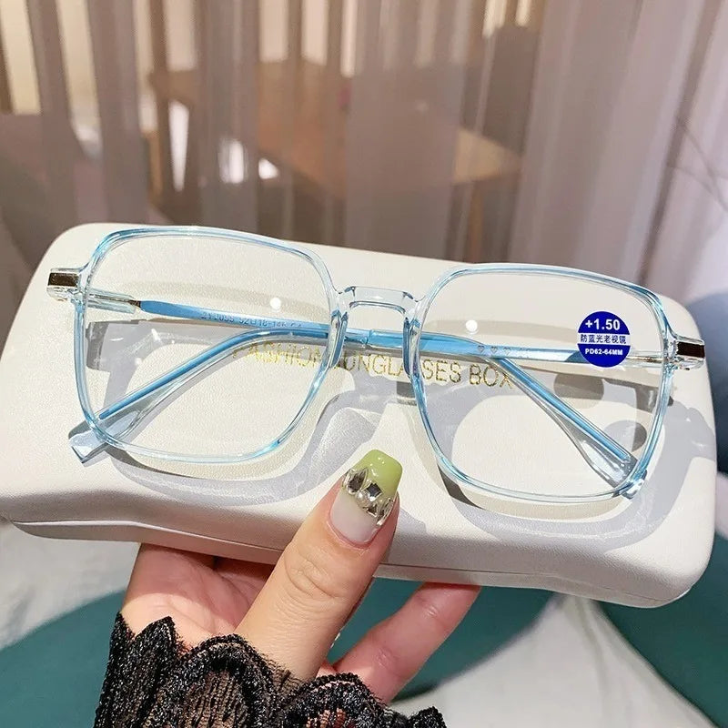 Anti Radiation Glasses Metal Eyeglass Eyeglasses For Woman Men Anti Blue Light Eyewear