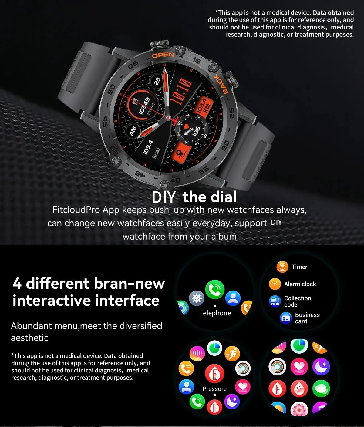 LIGE New1.39" Bluetooth Call Smart Watch Men Outdoor Sport Fitness Heart Rate Health Monitoring Smartwatch for Android IOS Phone