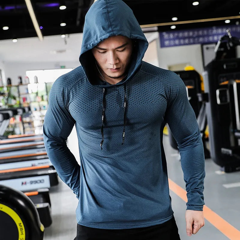 Mens Fitness Tracksuit Running Tops