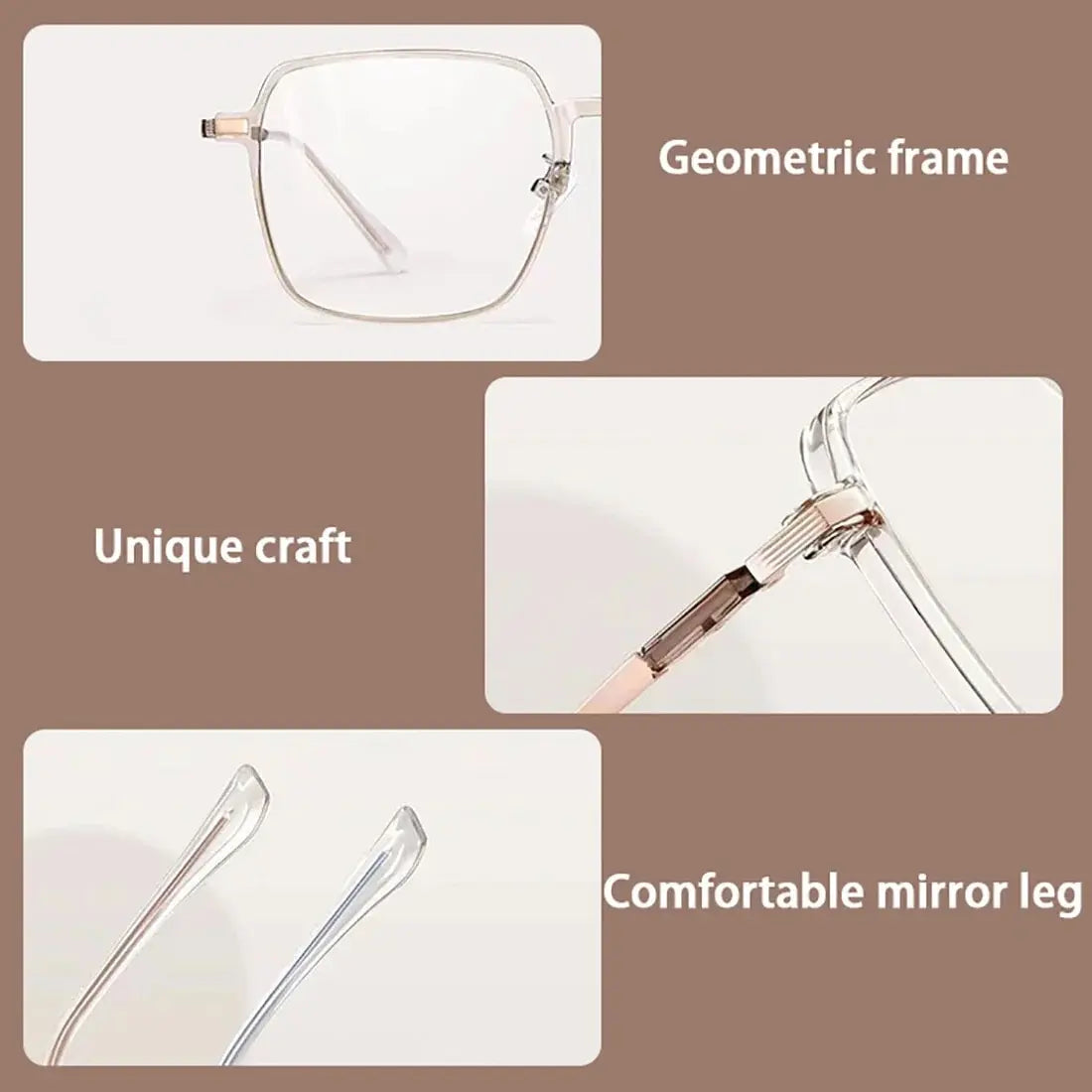 Anti Radiation Glasses Metal Eyeglass Eyeglasses For Woman Men Anti Blue Light Eyewear