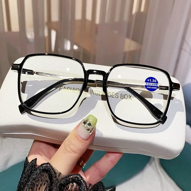 Anti Radiation Glasses Metal Eyeglass Eyeglasses For Woman Men Anti Blue Light Eyewear