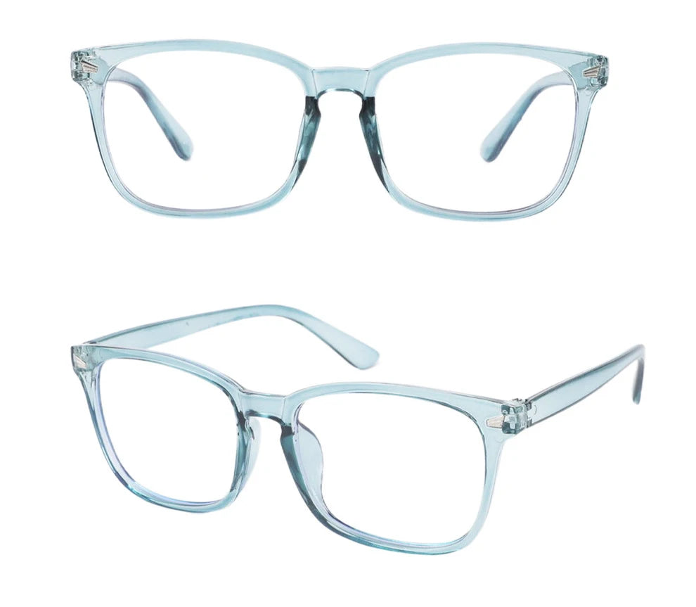 Blue Light Blocking Glasses Square Nerd Eyeglasses Frame Anti Blue Ray Computer Game Glasses