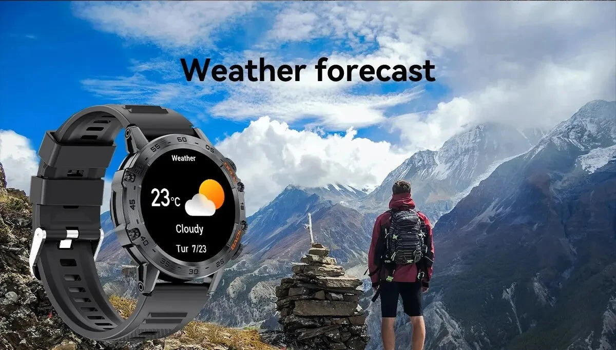 LIGE New1.39" Bluetooth Call Smart Watch Men Outdoor Sport Fitness Heart Rate Health Monitoring Smartwatch for Android IOS Phone