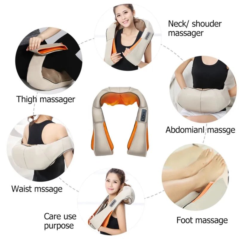 U Shape Electrical Shiatsu Body Massager