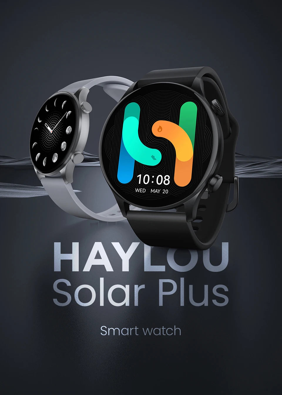 HAYLOU Solar Plus RT3 Smart Watch Bluetooth Phone Call 1.43"AMOLED Display Smartwatch Health Monitor IP68 Waterproof Sport Watch