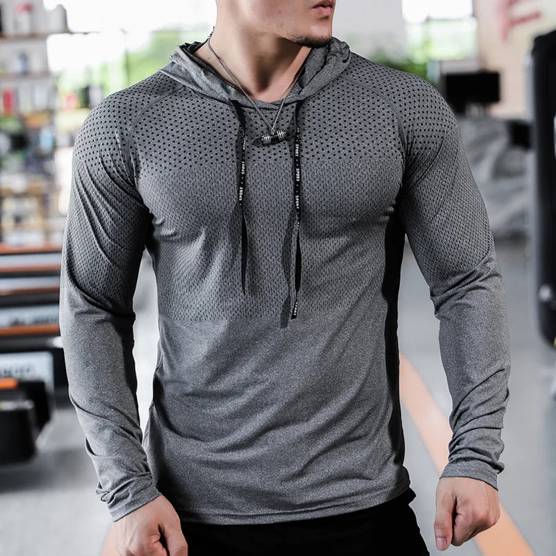 Mens Fitness Tracksuit Running Tops