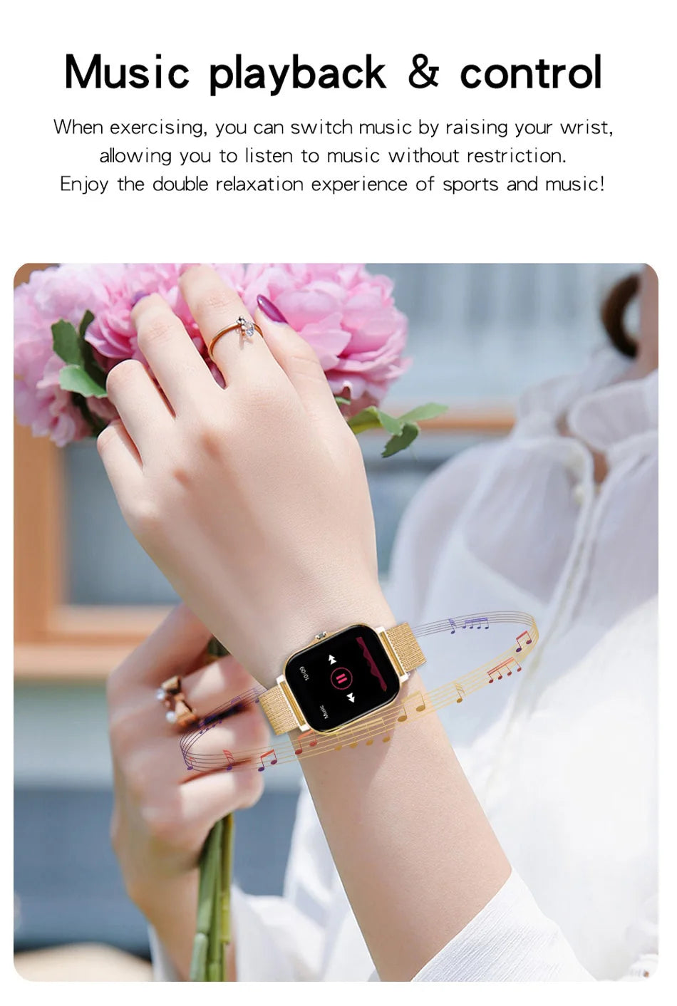 NEW SmartWatch Android Phone 1.44" Color Screen Full Touch Custom Dial Smart Watch Women Bluetooth Call Smart Watch Men