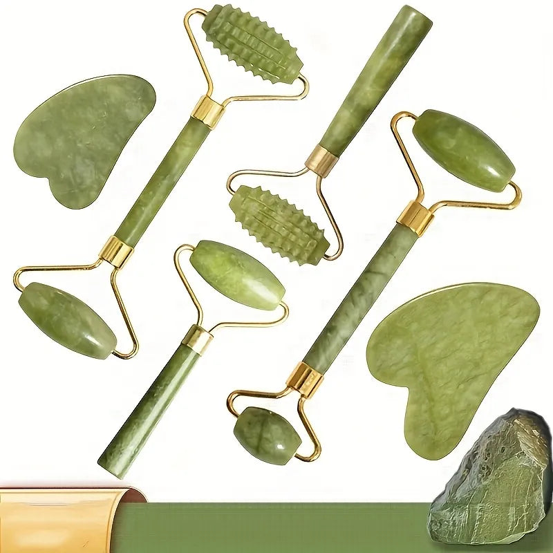 Gua Sha Face Massager Jade Roller